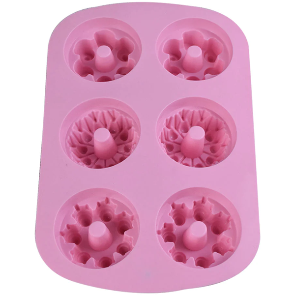 3 Different Designs Fancy Mini Bundt Silicone Mold