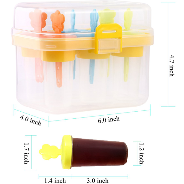 6 Cavity Popsicle With Stand Box