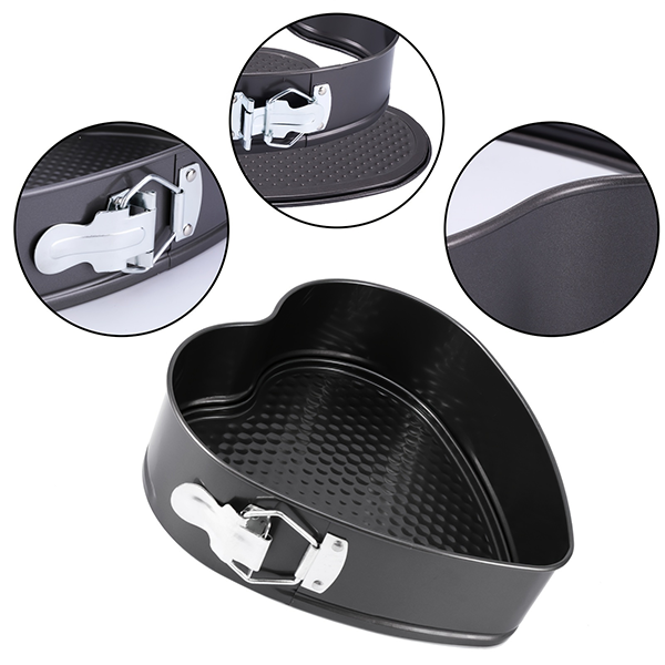3Pcs Heart Shaped Cake Pan Set