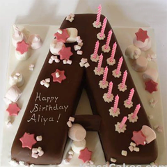Alphabet Letter A Steel Cake Mold