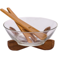Billi Wooden Salad Bowl Set