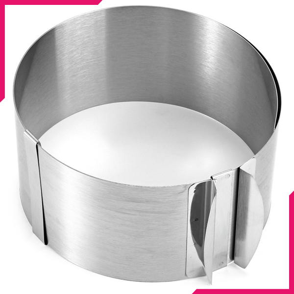 6"-12" Stainless Steel Adjustable Cake Ring