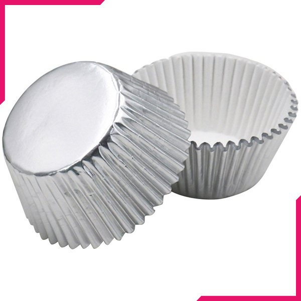 Aluminium Foil Cupcake Liner 54pcs