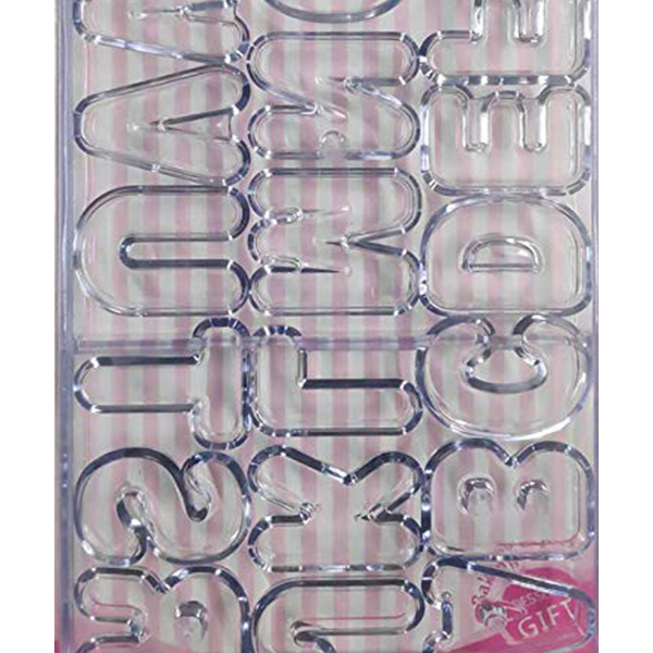 Cake Decor 26 Cavity Alphabet Shape Polycarbonate Chocolate Mold
