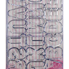 Cake Decor 26 Cavity Alphabet Shape Polycarbonate Chocolate Mold