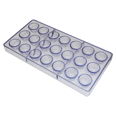 Cake Decor 21 Cavity Flower Polycarbonate Chocolate Mold
