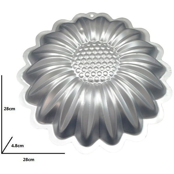 Aluminum Sunflower Cake Decorating Mold