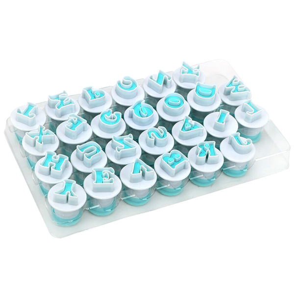 Alphabet Plunger Cutter Full Set