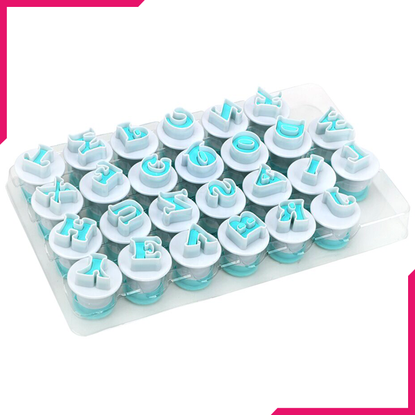 Alphabet Plunger Cutter Full Set