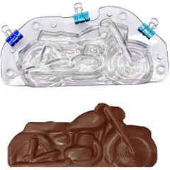 Acrylic 3D Motor Cycle Shape Chocolate Mold