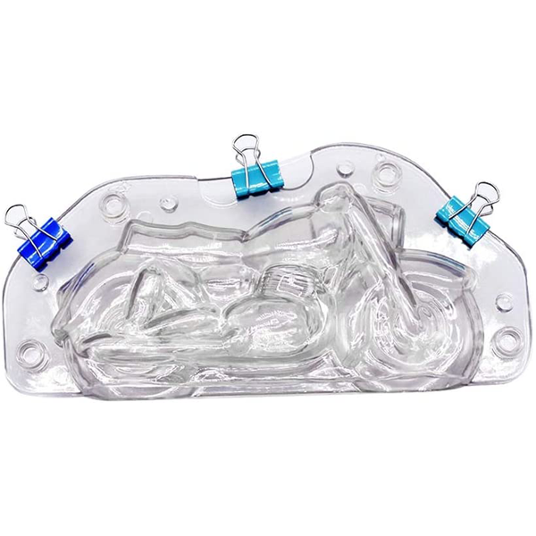 Acrylic 3D Motor Cycle Shape Chocolate Mold