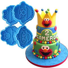 3D Sesame Street Elmo Biscuit Cookie Cutter