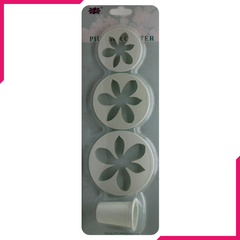 4 Pcs Fondant Plunge Cutter Decorating Tool