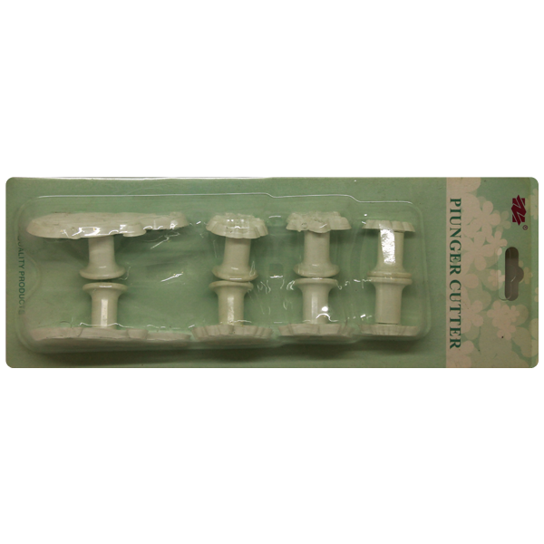 8 Pcs Fondant Cutter Plunger Cookies Decorating Tool
