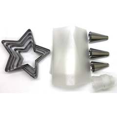 Cake Decorating Tips, Bags and Cutter Star