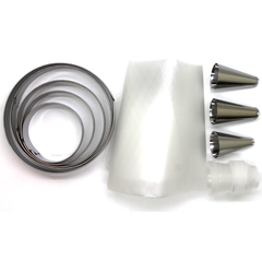 Cake Decorating Tips, Bags and Cutter Round