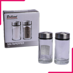 Brilliant Glassware Salt & Pepper Set