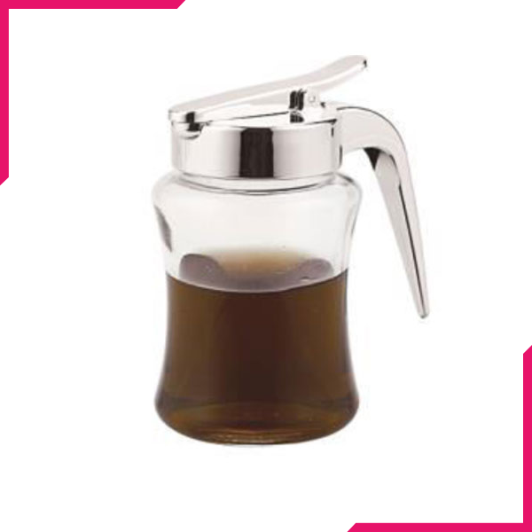 Brilliant Glassware Honey/Syrup Jar