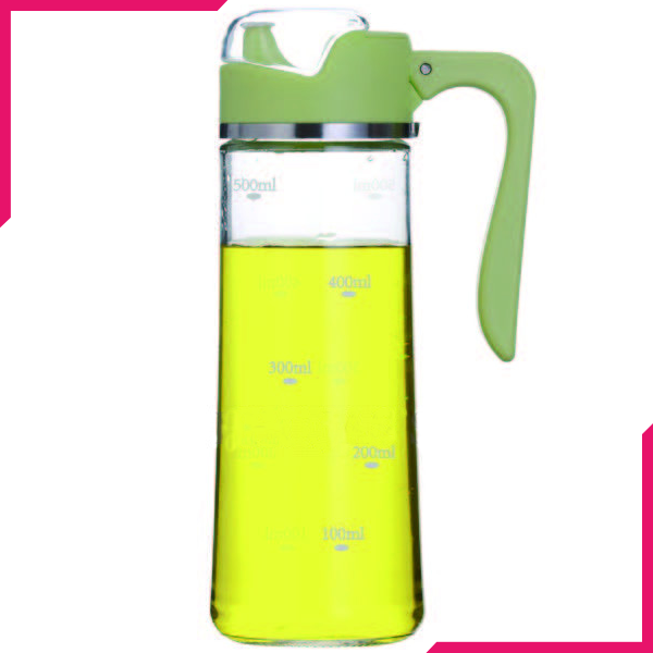 Brilliant Glassware Oil & Vinegar Bottle Green - 500 ml