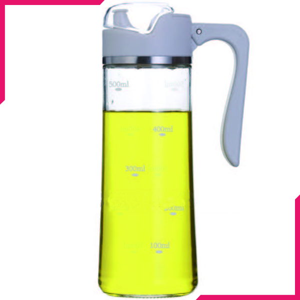 Brilliant Glassware Oil & Vinegar Bottle Grey - 500ml