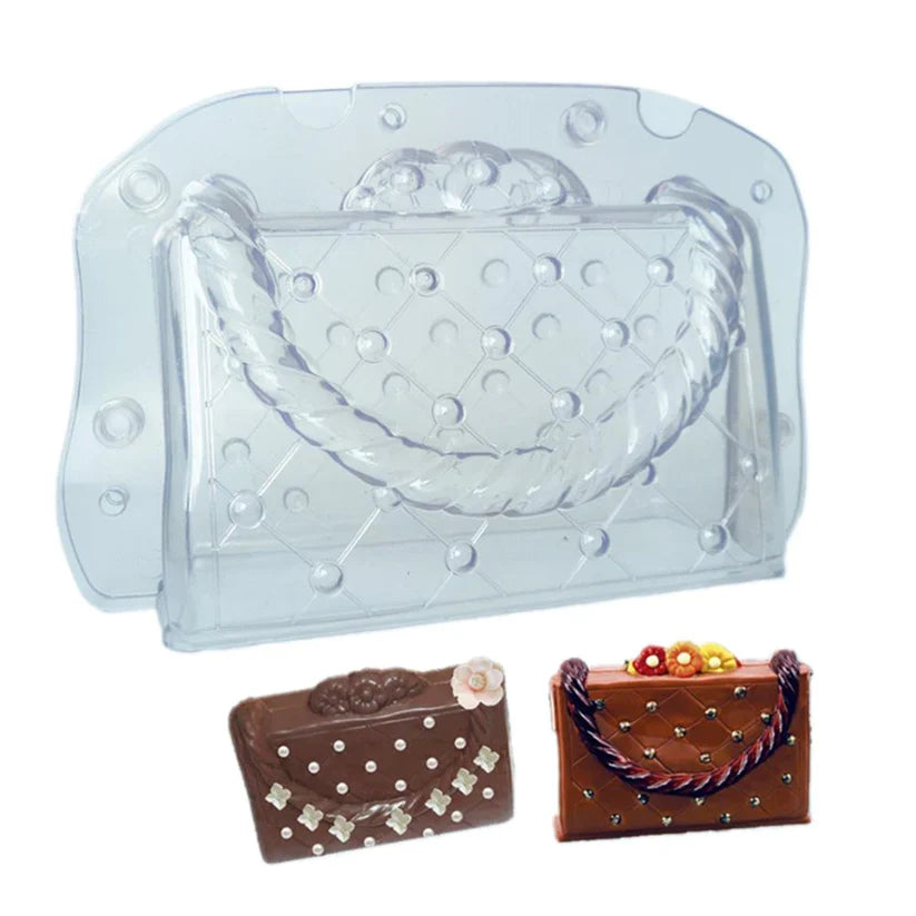 Acrylic Lady Purse Chocolate Mold Large Size