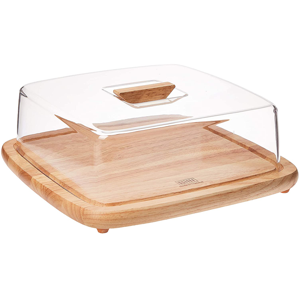 Billi Wooden Cheese Dome with Acrylic Cover