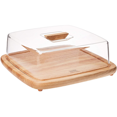 Billi Wooden Cheese Dome with Acrylic Cover
