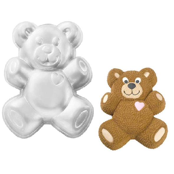 Bear Mold Silver Aluminium