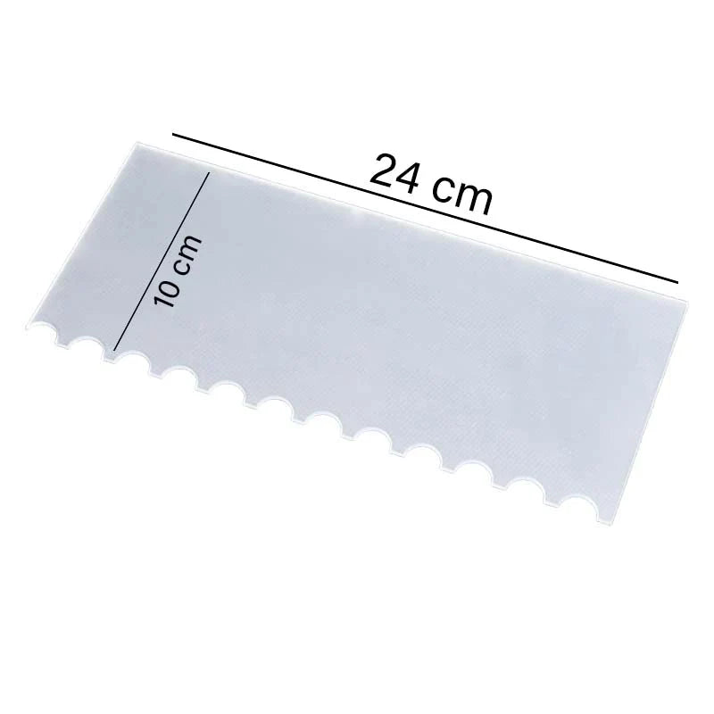 Acrylic Double Sided Cake Decorating Comb