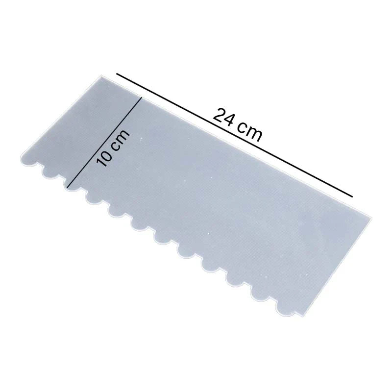Acrylic Double Sided Cake Decorating Comb